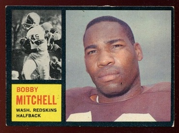 1962 Topps #166 - Bobby Mitchell - ex+