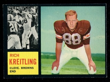 1962 Topps #29 - Rich Kreitling - exmt