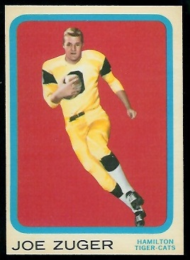 1963 Topps CFL #35 - Joe Zuger - nm