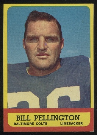 1963 Topps #10 - Bill Pellington - nm