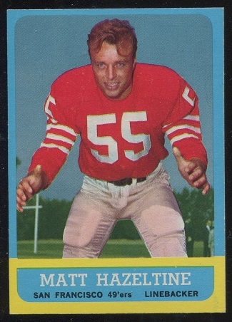 1963 Topps #142 - Matt Hazeltine - nm+