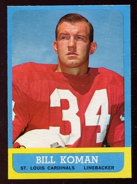 1963 Topps #154 - Bill Koman - nm+