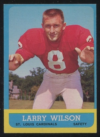 1963 Topps #155 - Larry Wilson - exmt