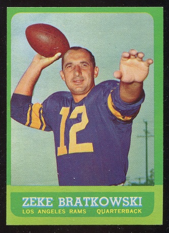 1963 Topps #38 - Zeke Bratkowski - nm