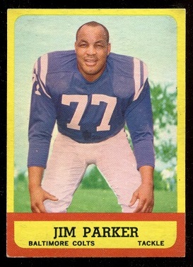 1963 Topps #5 - Jim Parker - exmt