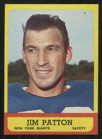 1963 Topps #58 - Jim Patton - nm