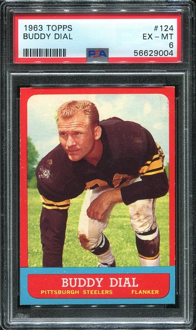 1963 Topps #124 - Buddy Dial - PSA 6