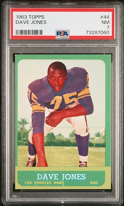 1963 Topps #44 - Deacon Jones - PSA 7