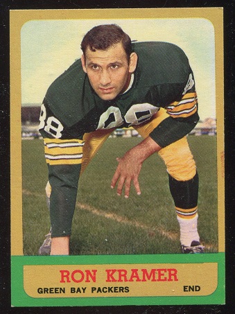 1963 Topps #92 - Ron Kramer - exmt