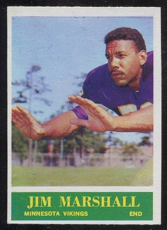 1964 Philadelphia #104 - Jim Marshall - nm oc