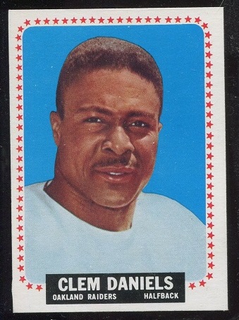 1964 Topps #136 - Clem Daniels - exmt