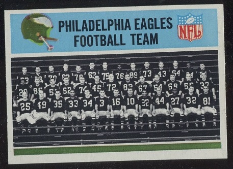 1966 Philadelphia #131 - Philadelphia Eagles Team - nm
