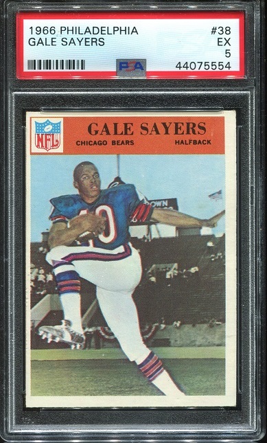 1966 Philadelphia #38 - Gale Sayers - PSA 5