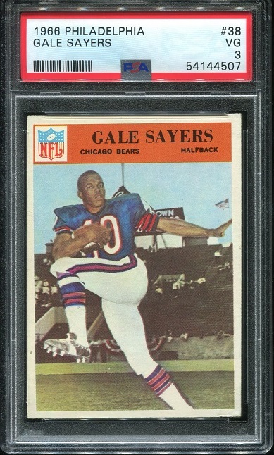 1966 Philadelphia #38 - Gale Sayers - PSA 3