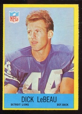 1967 Philadelphia #66 - Dick LeBeau - exmt