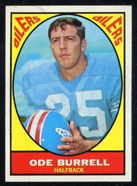 1967 Topps #48 - Ode Burrell - exmt