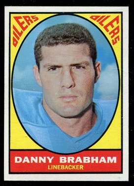 1967 Topps #57 - Danny Brabham - exmt