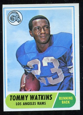 1968 Topps #182 - Tom Watkins - exmt