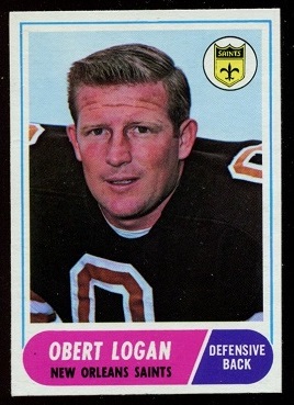 1968 Topps #4 - Obert Logan - exmt