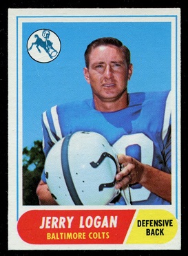 1968 Topps #47 - Jerry Logan - nm