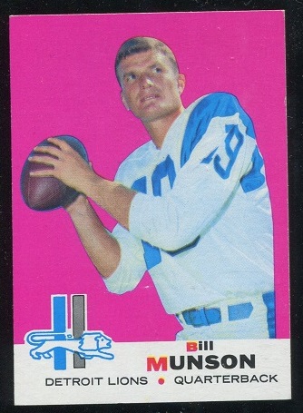 1969 Topps #11 - Bill Munson - nm+