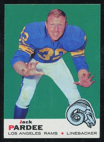 1969 Topps #12 - Jack Pardee - nm+