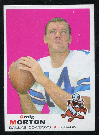 1969 Topps #235 - Craig Morton - exmt