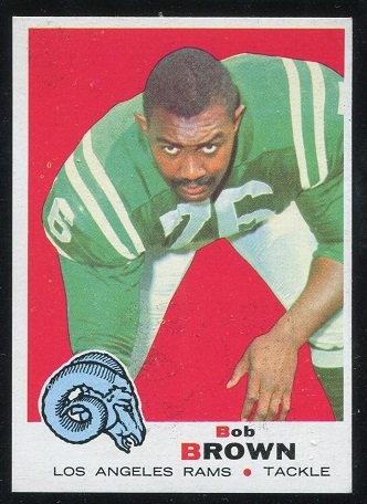 1969 Topps #245 - Bob Brown - nm