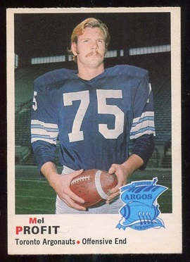 1970 O-Pee-Chee CFL #10 - Mel Profit - nm