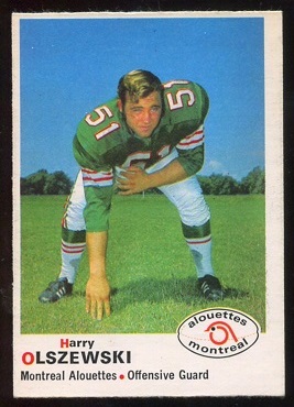 1970 O-Pee-Chee CFL #108 - Harry Olszewski - nm oc