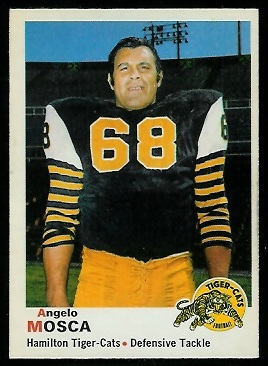 1970 O-Pee-Chee CFL #14 - Angelo Mosca - exmt