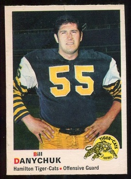 1970 O-Pee-Chee CFL #20 - Bill Danychuk - g+