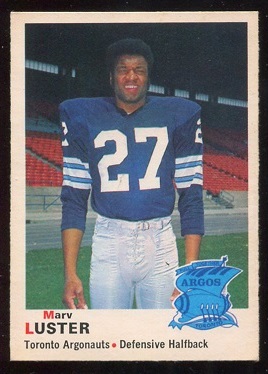 1970 O-Pee-Chee CFL #3 - Marv Luster - vg