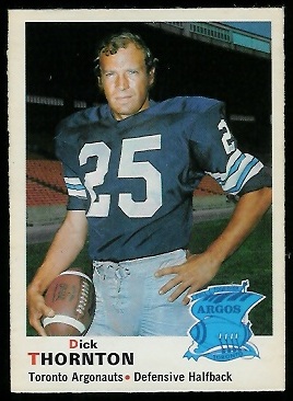 1970 O-Pee-Chee CFL #8 - Dick Thornton - ex+