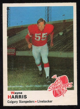 1970 O-Pee-Chee CFL #89 - Wayne Harris - nm