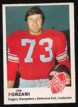 1970 O-Pee-Chee CFL #97 - Joe Forzani - Vg-ex