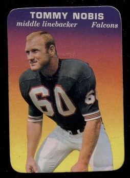 1970 Topps Super Glossy #1 - Tommy Nobis - exmt