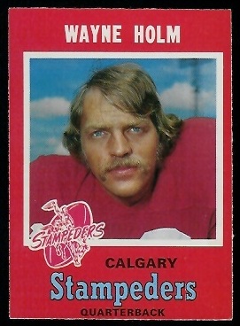 1971 O-Pee-Chee CFL #126 - Wayne Holm - nm