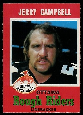 1971 O-Pee-Chee CFL #77 - Jerry Campbell - nm oc