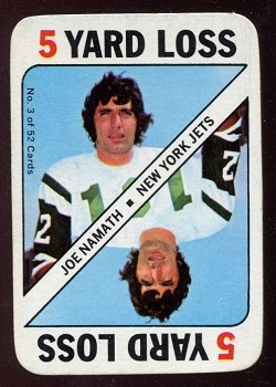 1971 Topps Game #3 - Joe Namath - nm