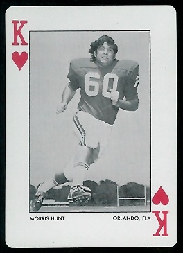 1973 Alabama Playing Cards #13H - Morris Hunt - nm