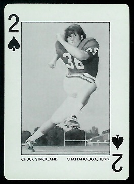 1973 Alabama Playing Cards #2S - Chuck Strickland - nm