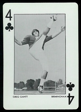1973 Alabama Playing Cards #4C - Greg Gantt - nm+