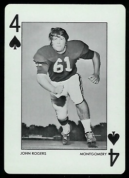 1973 Alabama Playing Cards #4S - John Rogers - nm+