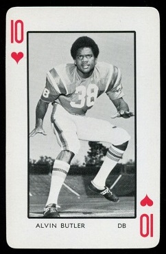 1973 Florida Playing Cards #10H - Alvin Butler - nm-mt