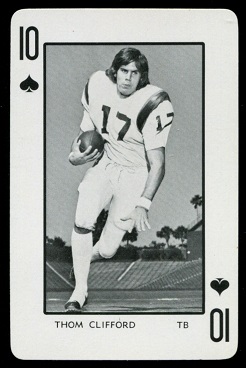 1973 Florida Playing Cards #10S - Thom Clifford - nm-mt