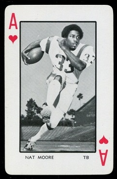 1973 Florida Playing Cards #1H - Nat Moore - nm