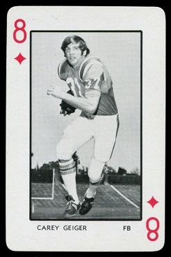 1973 Florida Playing Cards #8D - Carey Geiger - nm-mt