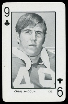 1973 Florida Playing Cards #9C - Chris McCoun - nm-mt