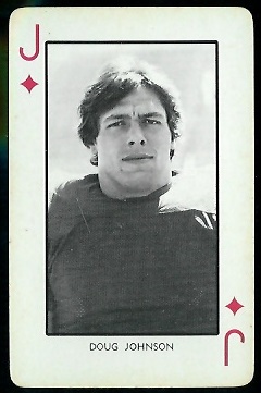 1973 Nebraska Playing Cards #11D - Doug Johnson - nm